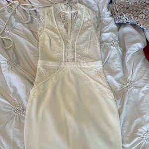 White lace dress